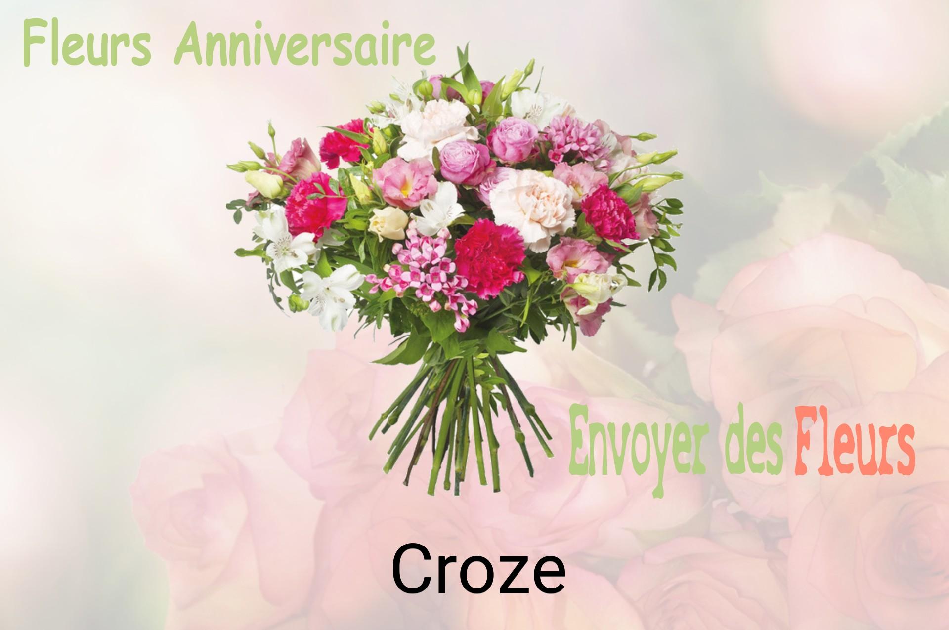 Bouquet de fleurs d’anniversaire livré à Croze