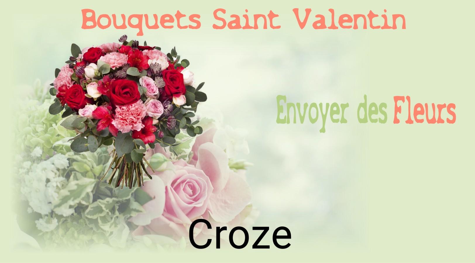 Roses de Saint-Valentin livrées à Croze